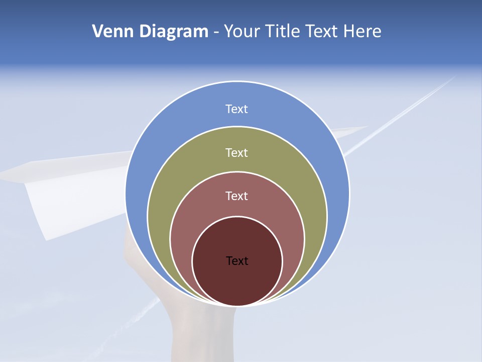 Person Aircraft Business PowerPoint Template