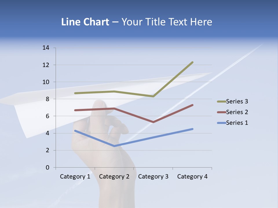 Person Aircraft Business PowerPoint Template
