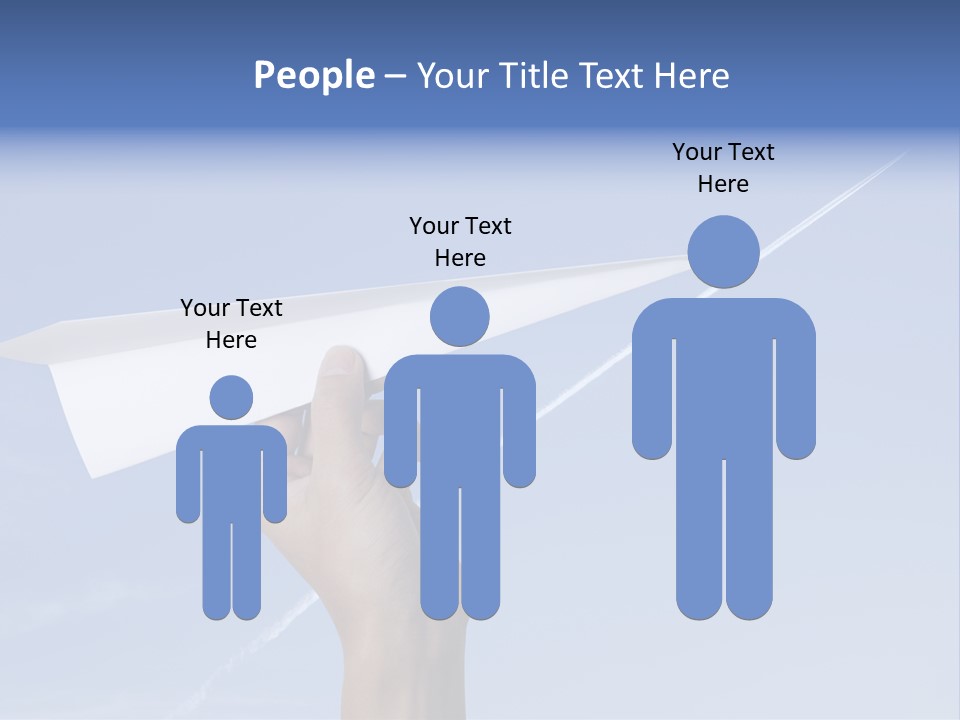 Person Aircraft Business PowerPoint Template