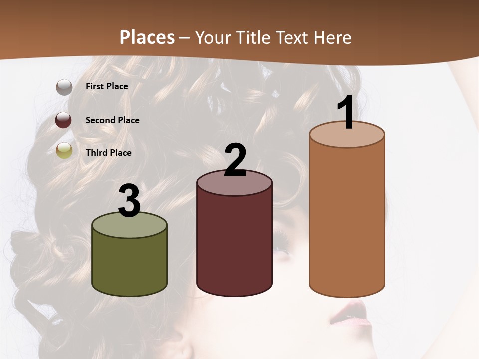 Fashion Ringlet People PowerPoint Template