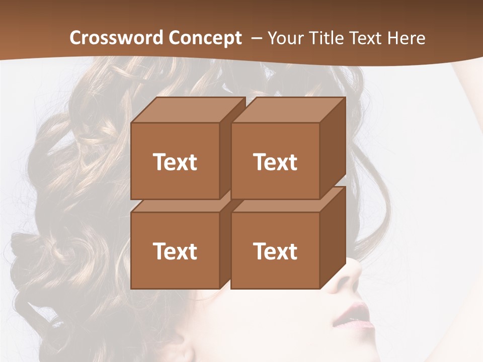 Fashion Ringlet People PowerPoint Template