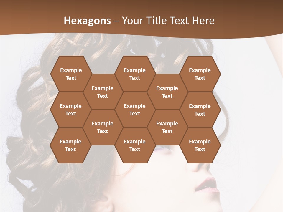 Fashion Ringlet People PowerPoint Template