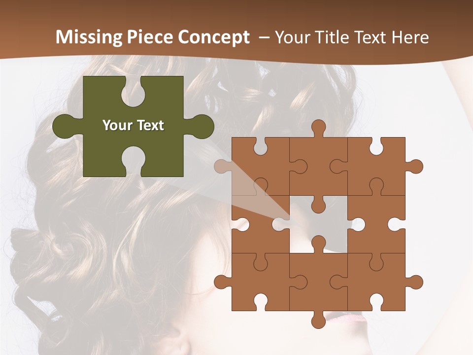 Fashion Ringlet People PowerPoint Template