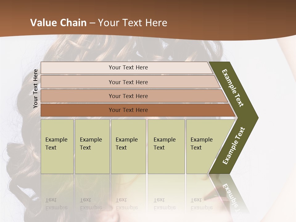 Fashion Ringlet People PowerPoint Template