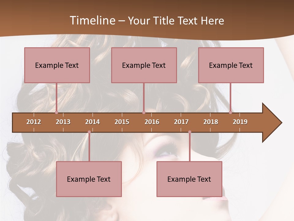 Fashion Ringlet People PowerPoint Template