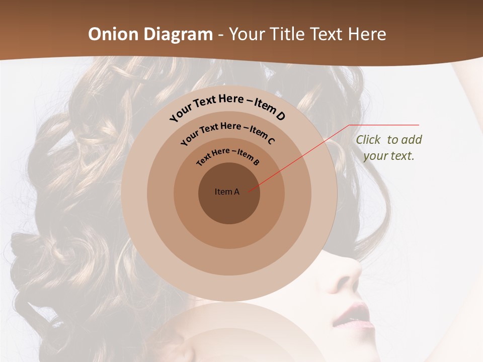 Fashion Ringlet People PowerPoint Template