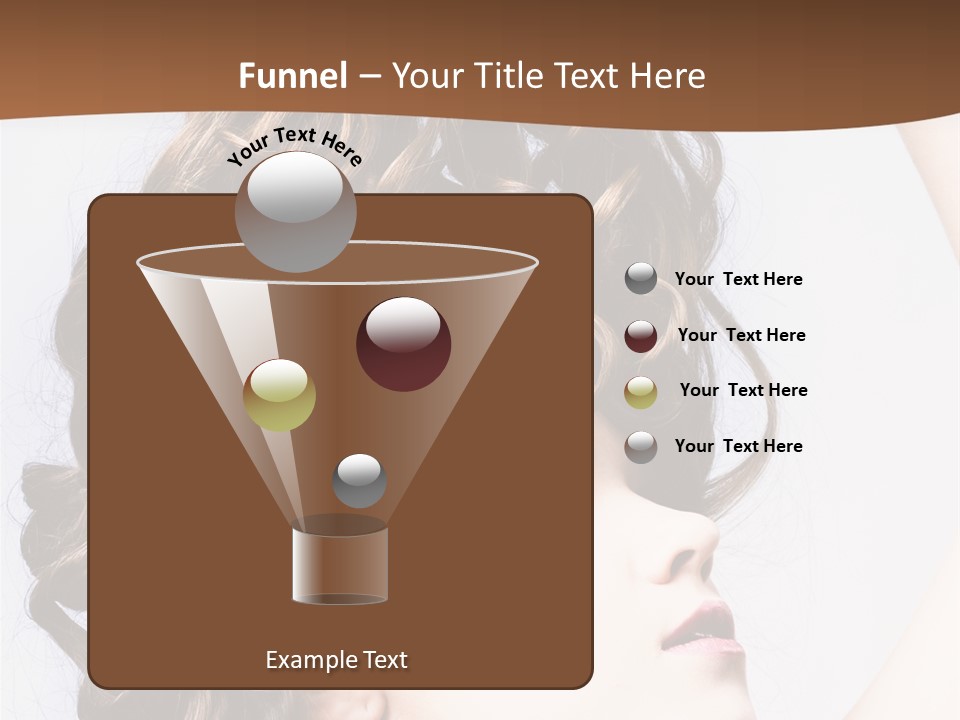 Fashion Ringlet People PowerPoint Template