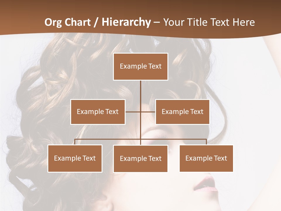 Fashion Ringlet People PowerPoint Template