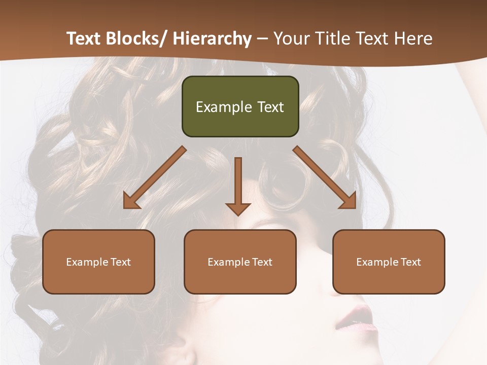 Fashion Ringlet People PowerPoint Template