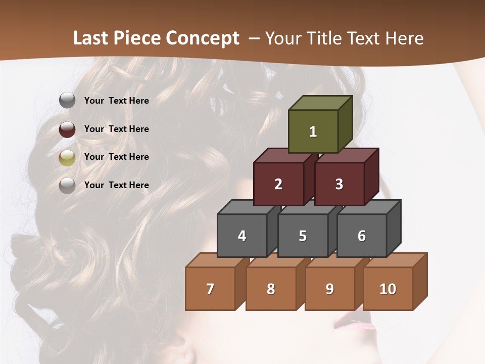 Fashion Ringlet People PowerPoint Template