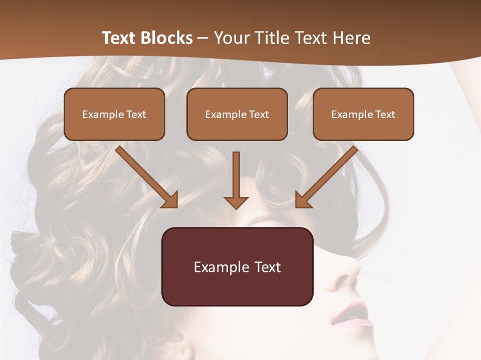 Fashion Ringlet People PowerPoint Template