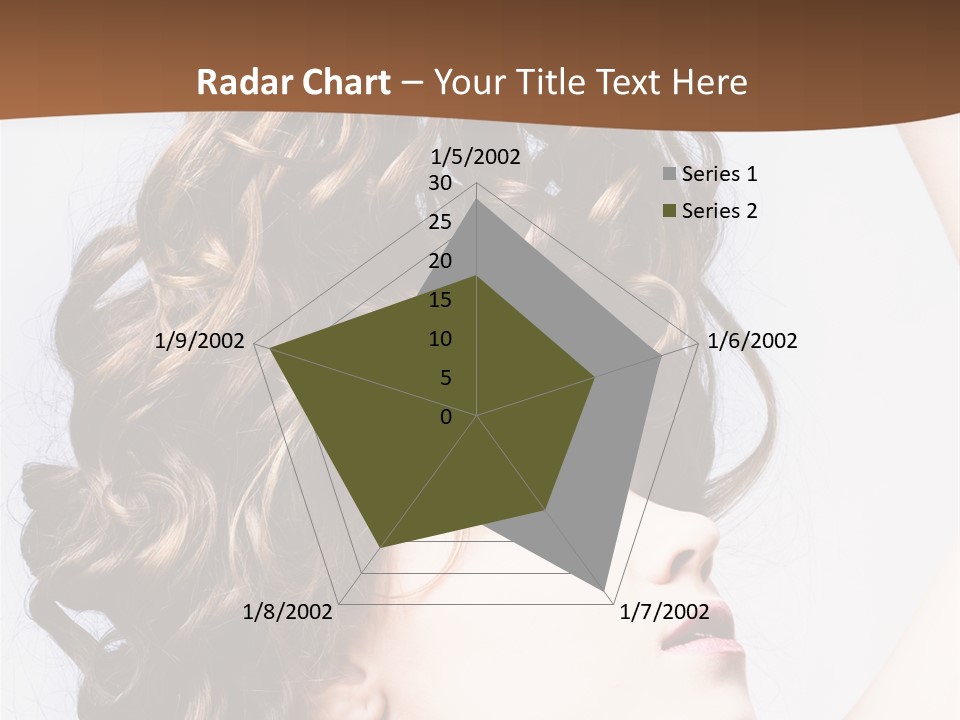 Fashion Ringlet People PowerPoint Template