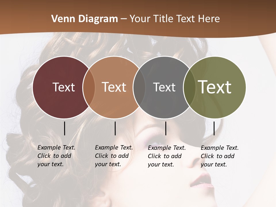 Fashion Ringlet People PowerPoint Template