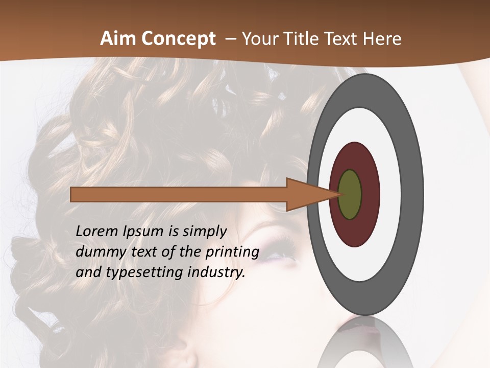 Fashion Ringlet People PowerPoint Template