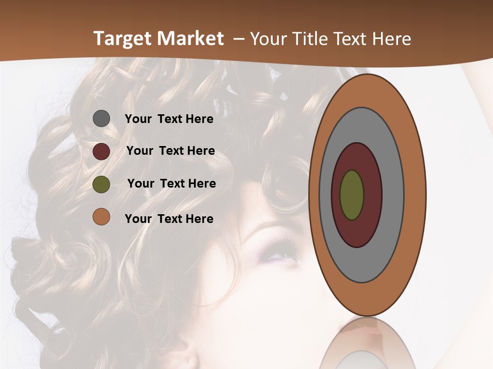 Fashion Ringlet People PowerPoint Template