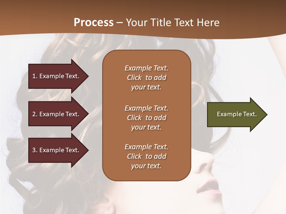 Fashion Ringlet People PowerPoint Template