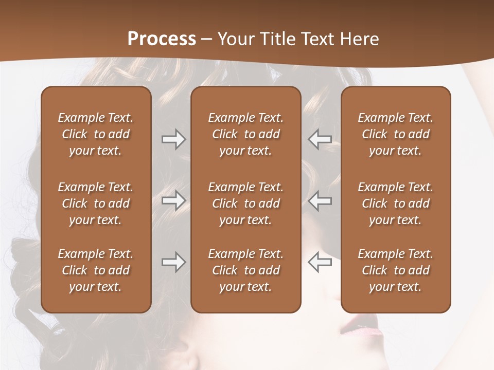 Fashion Ringlet People PowerPoint Template