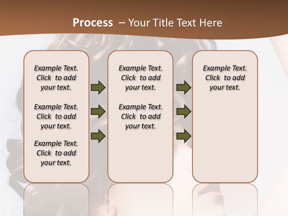 Fashion Ringlet People PowerPoint Template