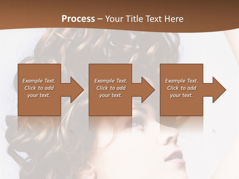 Fashion Ringlet People PowerPoint Template