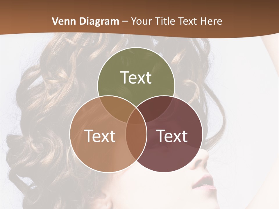 Fashion Ringlet People PowerPoint Template