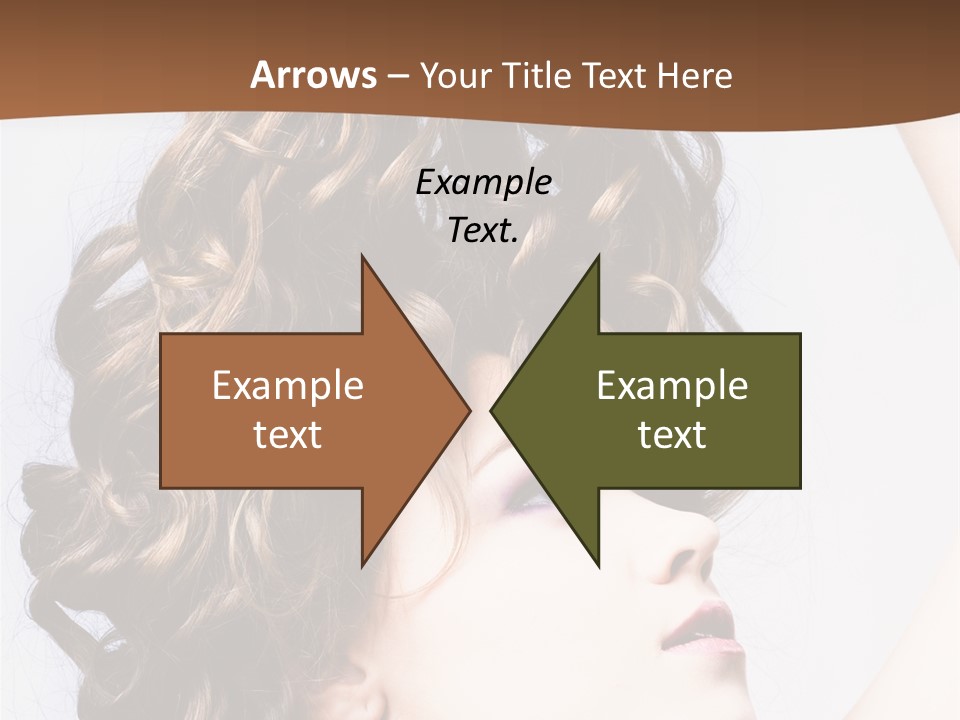 Fashion Ringlet People PowerPoint Template