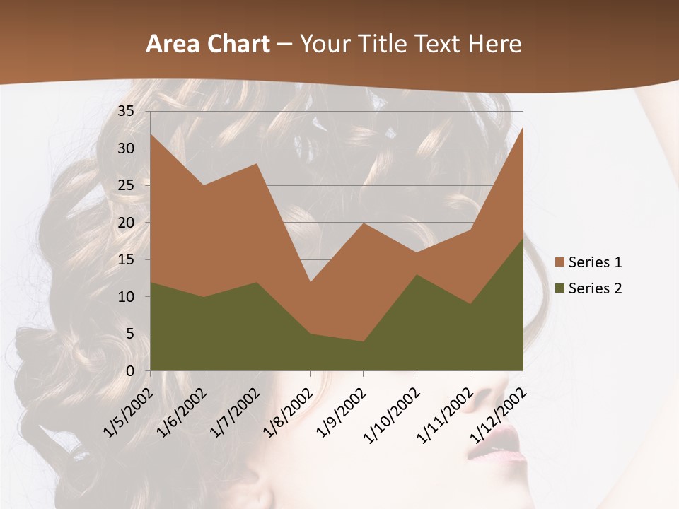 Fashion Ringlet People PowerPoint Template