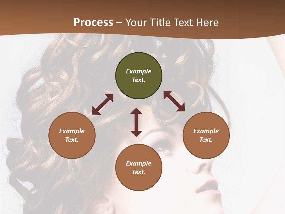 Fashion Ringlet People PowerPoint Template