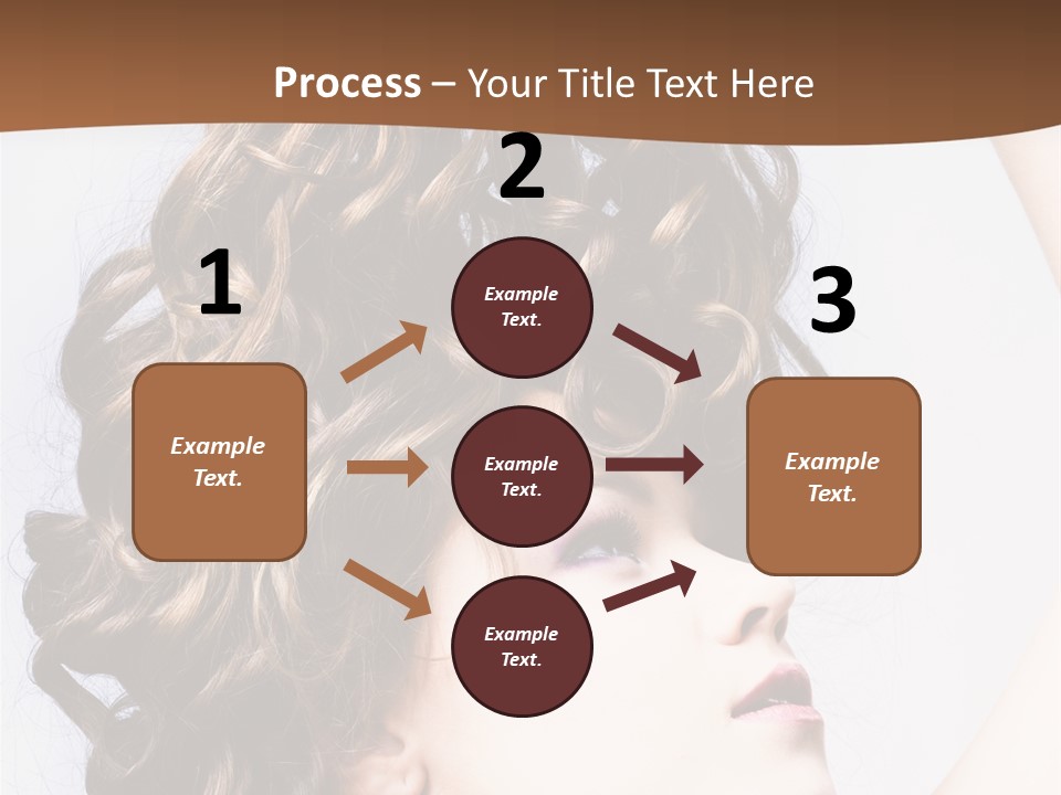 Fashion Ringlet People PowerPoint Template