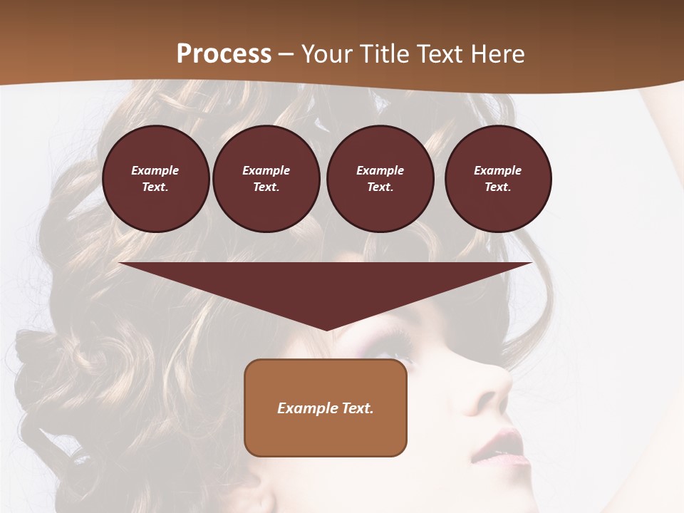 Fashion Ringlet People PowerPoint Template