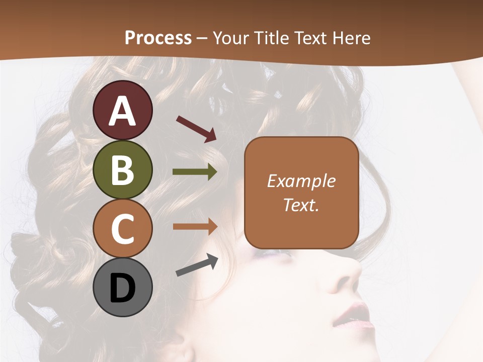 Fashion Ringlet People PowerPoint Template