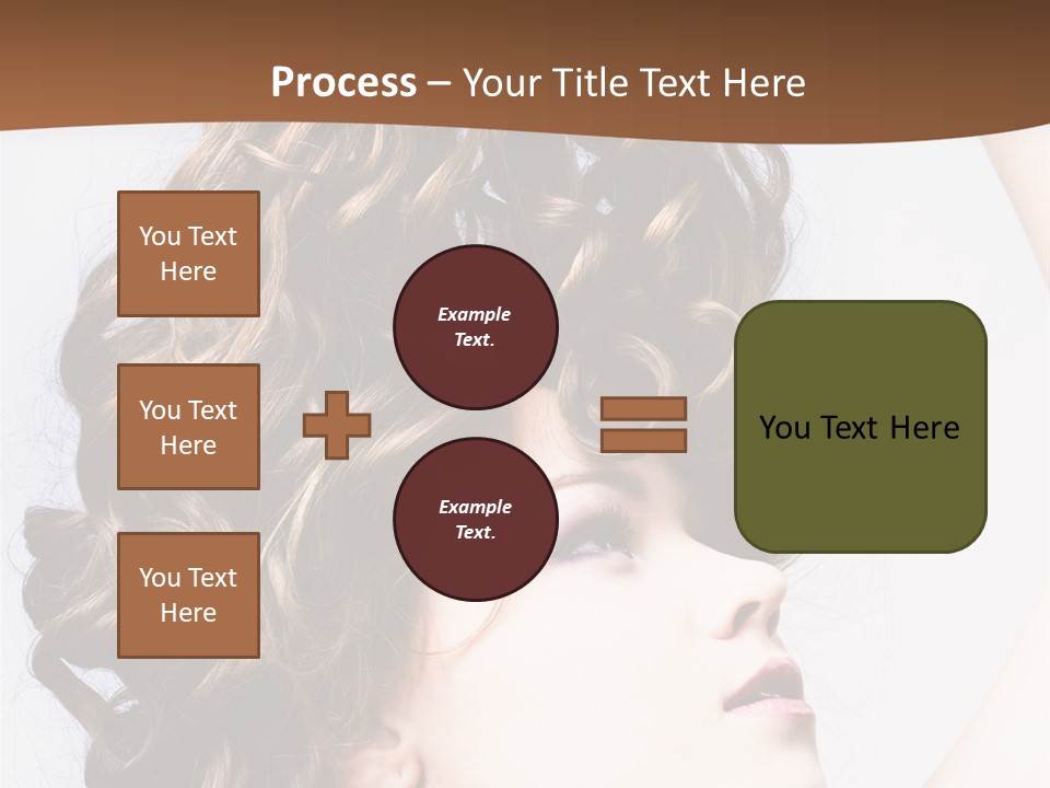 Fashion Ringlet People PowerPoint Template