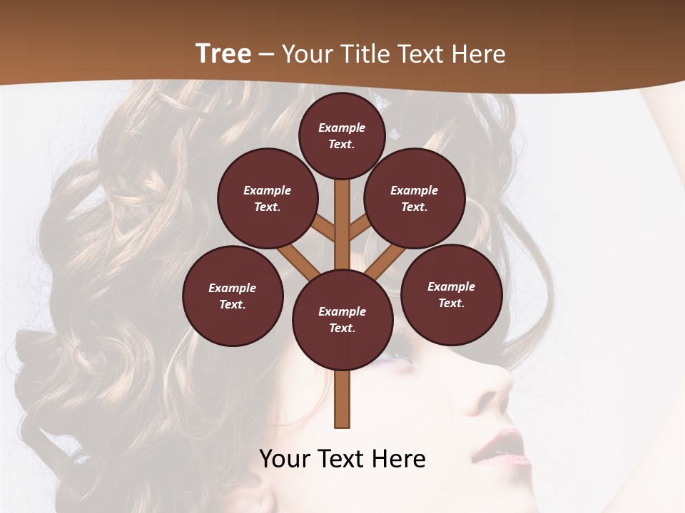 Fashion Ringlet People PowerPoint Template