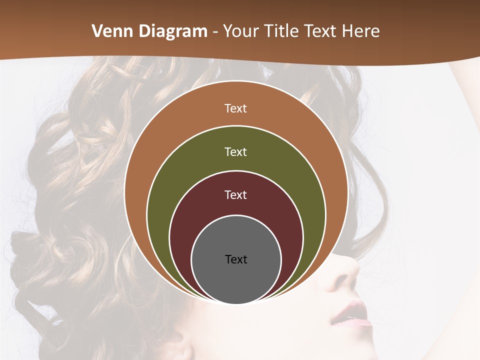 Fashion Ringlet People PowerPoint Template