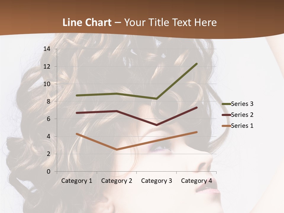 Fashion Ringlet People PowerPoint Template