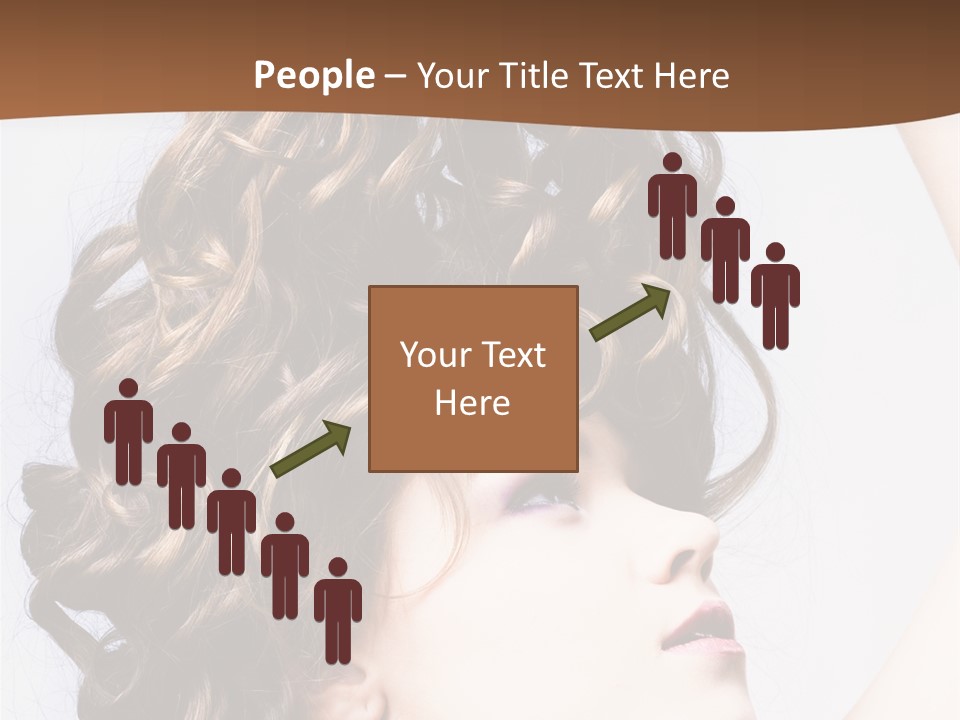 Fashion Ringlet People PowerPoint Template