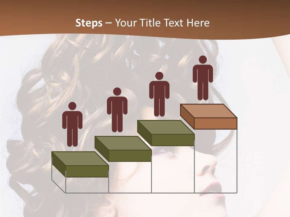 Fashion Ringlet People PowerPoint Template