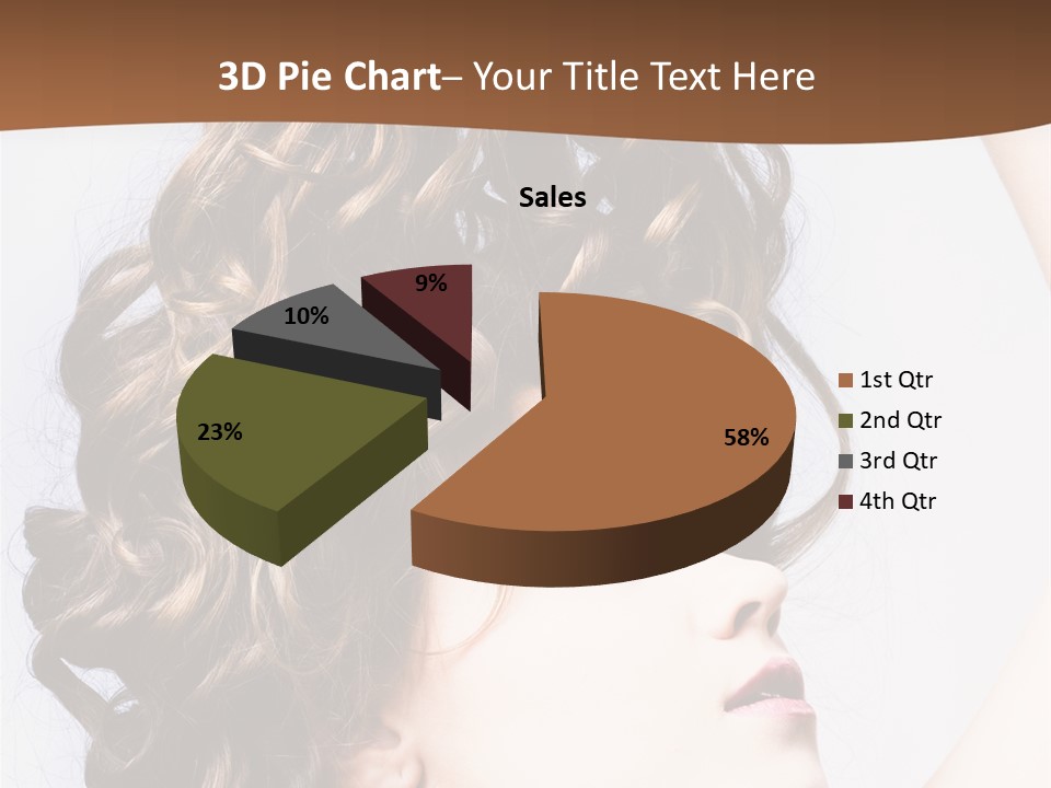 Fashion Ringlet People PowerPoint Template