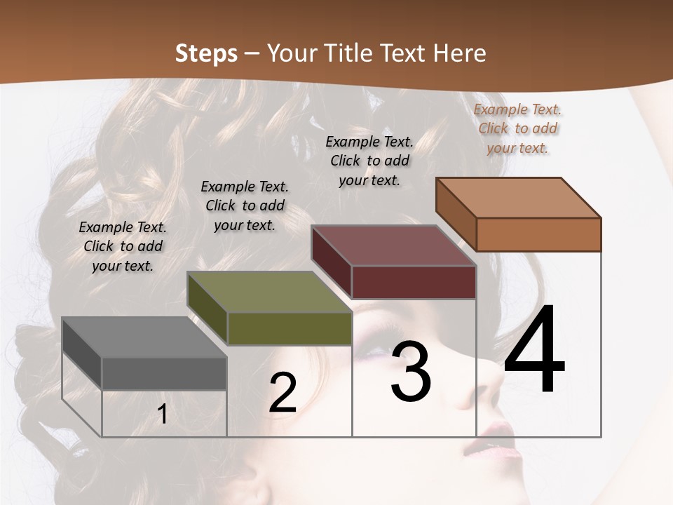 Fashion Ringlet People PowerPoint Template