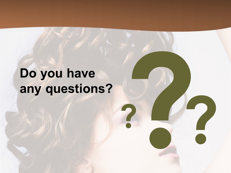 Fashion Ringlet People PowerPoint Template