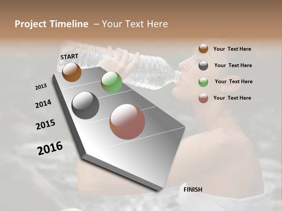 Young Water Years PowerPoint Template