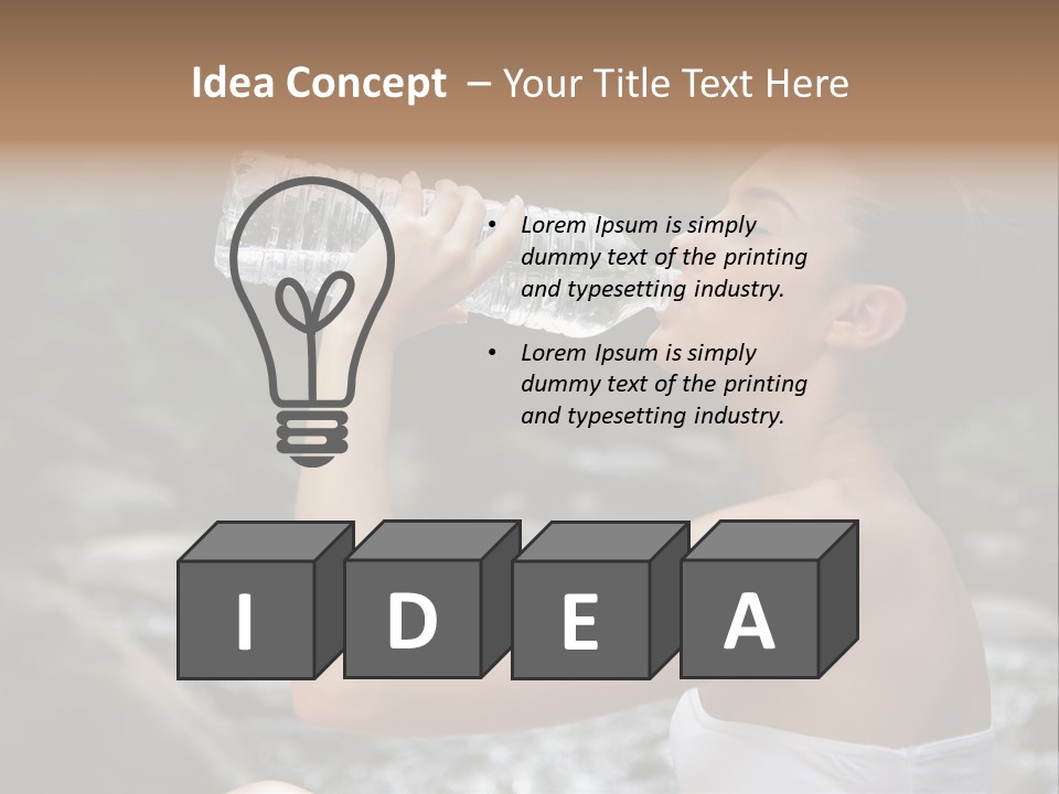 Young Water Years PowerPoint Template