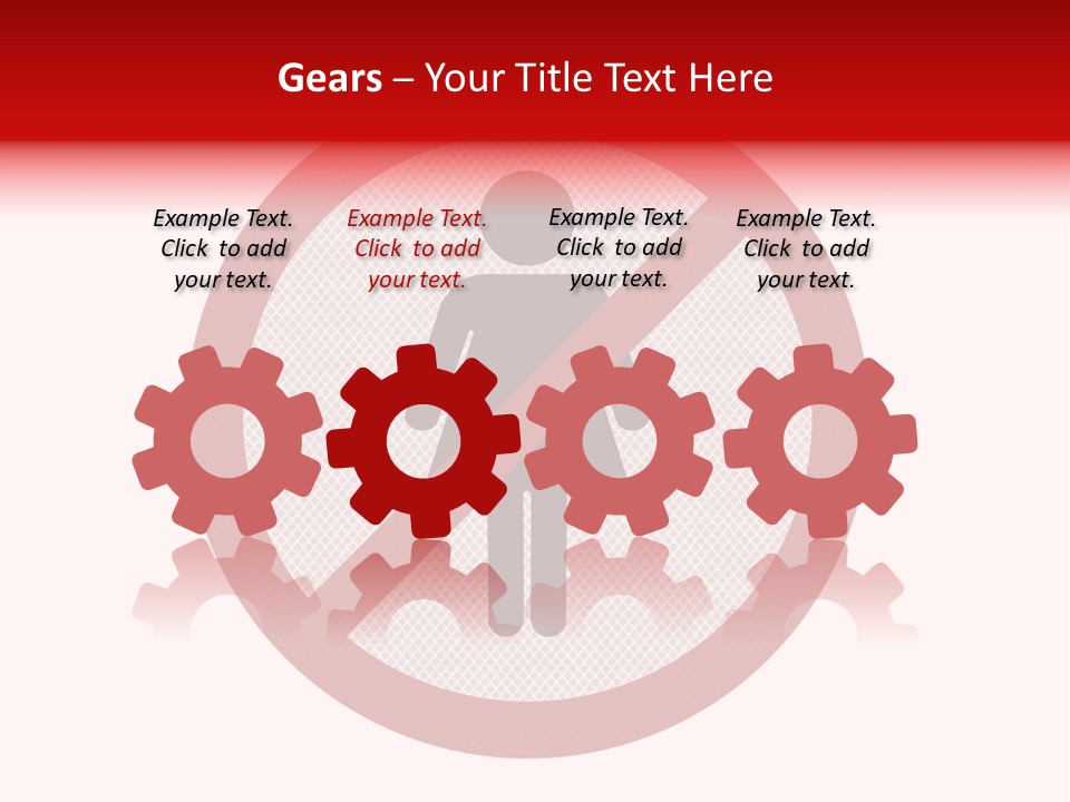 Room Roadsign Person PowerPoint Template