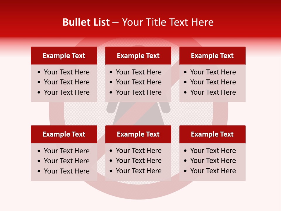 Room Roadsign Person PowerPoint Template