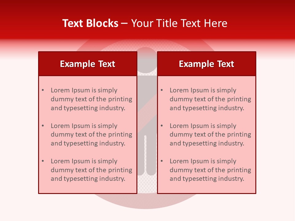 Room Roadsign Person PowerPoint Template