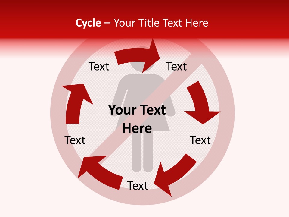 Room Roadsign Person PowerPoint Template