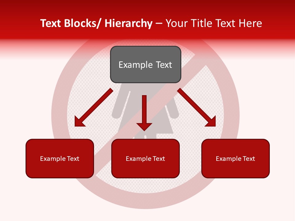 Room Roadsign Person PowerPoint Template