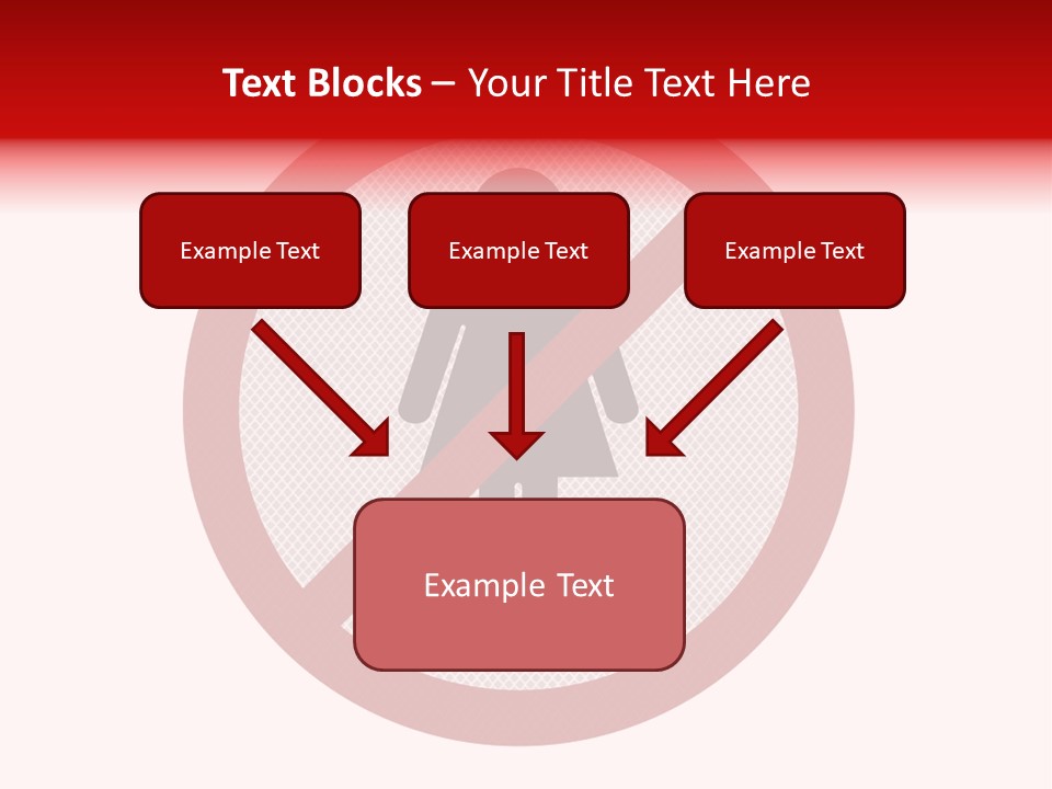 Room Roadsign Person PowerPoint Template