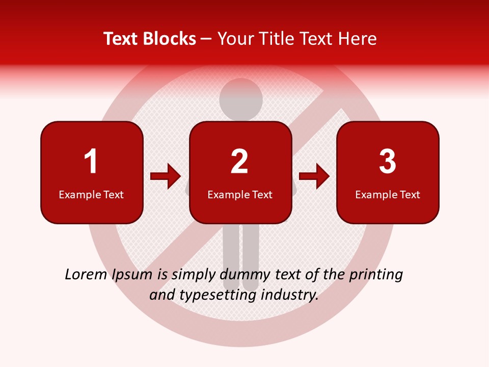Room Roadsign Person PowerPoint Template