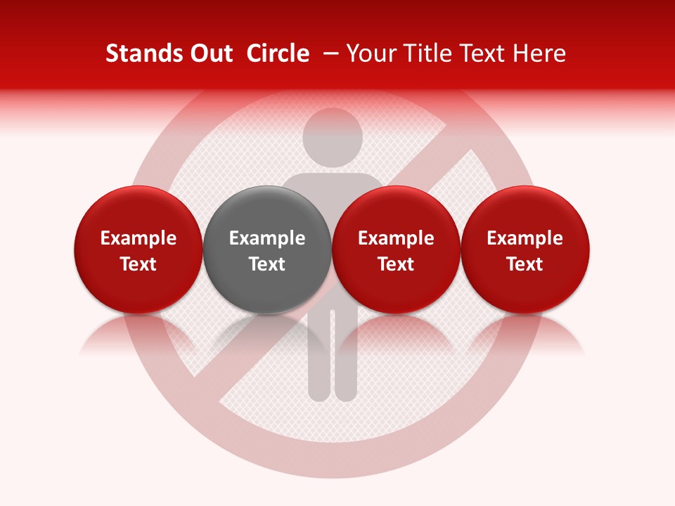 Room Roadsign Person PowerPoint Template