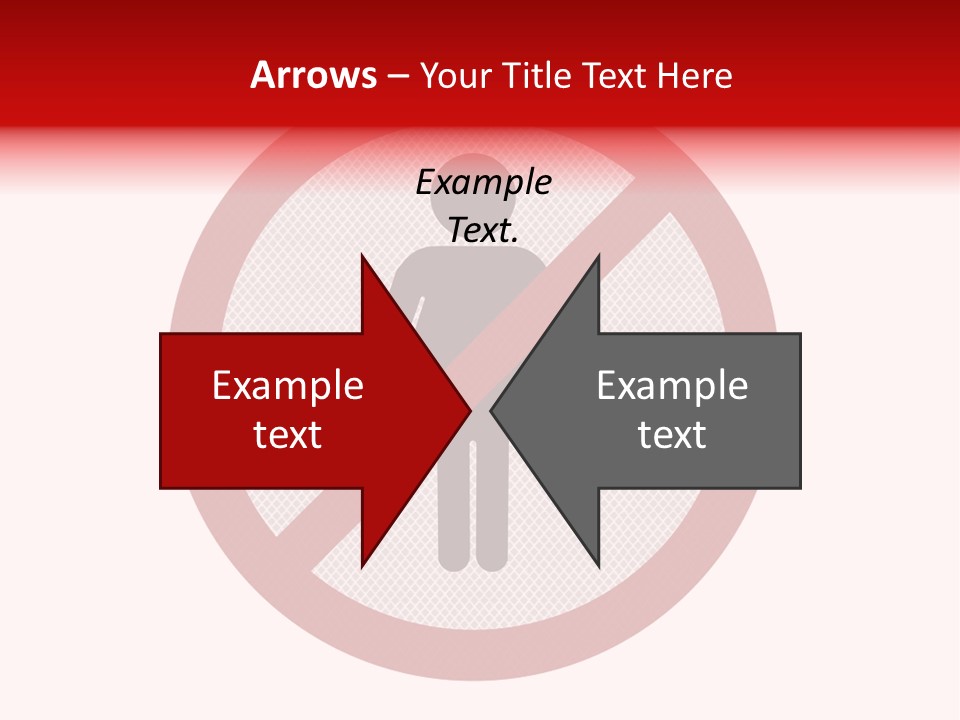 Room Roadsign Person PowerPoint Template